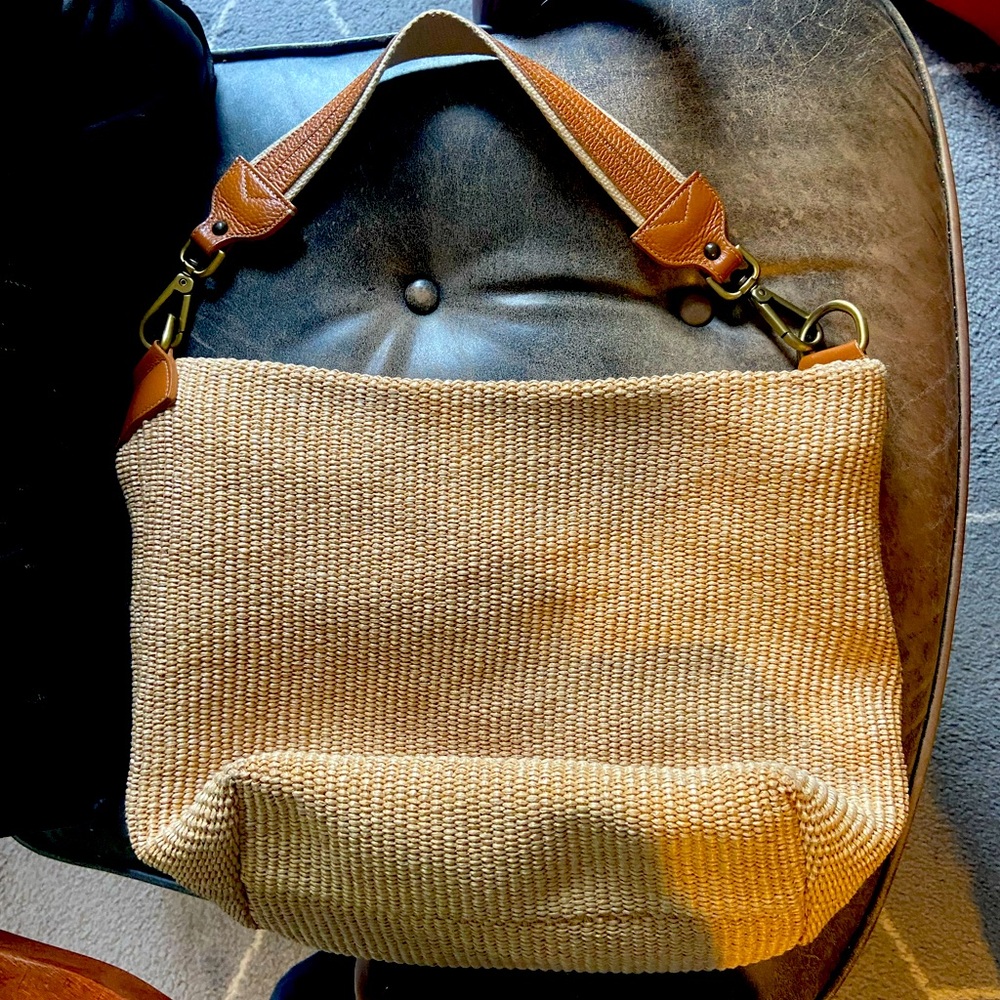 Sundance Tan and Brown Shoulder Bag with Relaxed Style